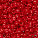 Perles de rocaille Toho 8/0 #45A Cerise opaque Flacon de 8 à 9 g