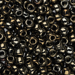 8/0 Toho Seed Beads #83 Metallic Iris Brown 8-9g Vial