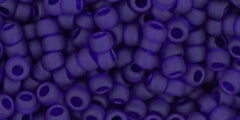8/0 Toho Seed Beads #8DF Tr Frosted Cobalt 8-9g Vial
