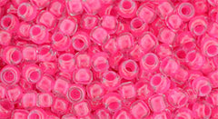 8/0 Toho Seed Beads #978 Luminous Neon Pink 8-9g Vial