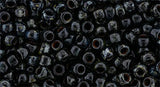 8/0 Toho Seed Beads #Y302 Jet Picasso 8-9g Vial