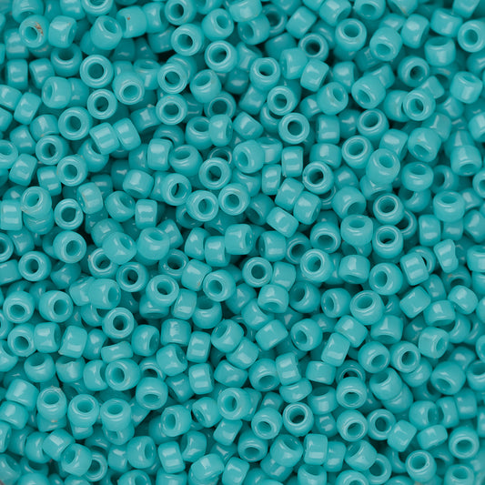 15/0 Toho Rocailles #55 Opaque Turquoise 8-9g Flacon