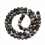 Glaucophane Beads 6mm Round (Natural) 15-16" Strand