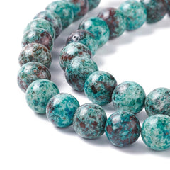 8mm Chrysocolla (Natural/Dyed) Beads 15-16" Strand