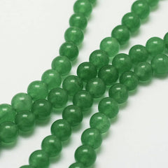 10mm Aventurine Green (Natural/Dyed) Beads 15-16" Strand