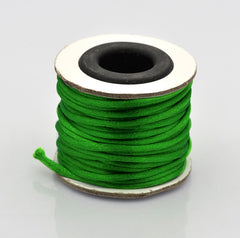 2mm Lime Green Rattail Cord 10m