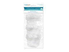 2" Screw Stack Canisters 3/pk