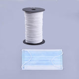 Élastique rond blanc de 2 mm - Prix par mètre