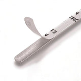 Masque Barre de Nez 3 1/2" Aluminium 10/pk