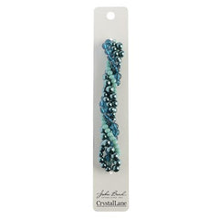 Crystal Lane Twisted Bead Strands Calla Lily Green