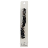 Crystal Lane brins de perles torsadées orchidée chauve-souris