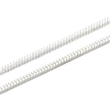 Collier Chaîne Serpent 24" Argent 1/pk