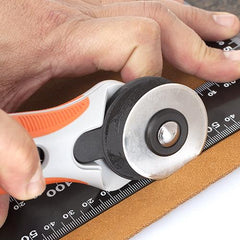 Metal Complex Easy Grip Rotary Cutter 8"