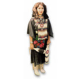 Robe en tissu indien à motifs unis