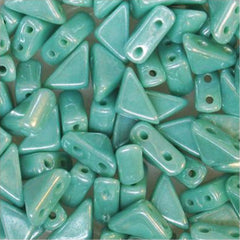 *6mm Czech Tango Beads Turquoise Shimmer 5.3g
