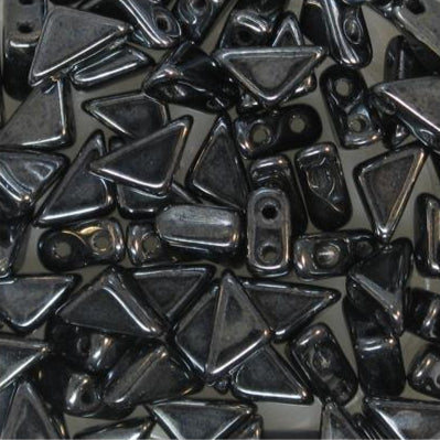 *6mm Czech Tango Beads Hematite 5.3g