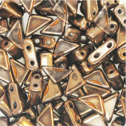 *6mm Czech Tango Beads Crystal Bronze Capri 5.3g
