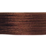 Cordon de queue de rat au chocolat léger de 1,5 mm 20 m