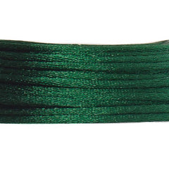 1.5mm Dark Hunter Green Rattail Cord 20yd