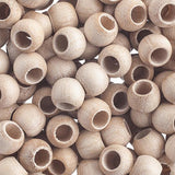 Czech Wood Barrel Beads 8x6.5mm Natural 50/pk