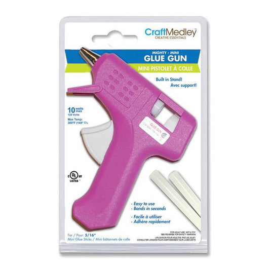 *Craft Medley Glue Gun Pink Mini 10W