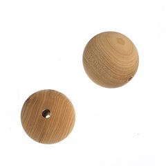10mm Natural Cedar Wood Beads 20/Strand