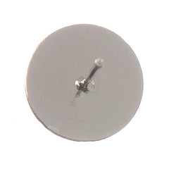 Silver Earring Studs with 10mm Pad 100/pk