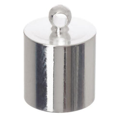 10mm Silver End Caps 10/pk