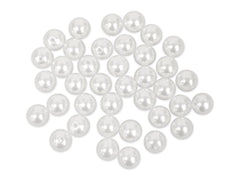 10mm Craft Pearls White 40/pk