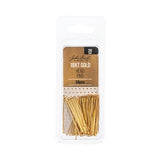 Épingles à Tête Plaqué Or 18kt 30x0.7mm 21ga 58/pk