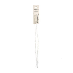 Crystal Lane Rondelle 1.5x2.5mm Op White Matt AB 2x7" Strands