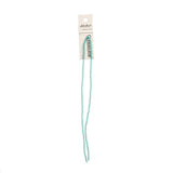 Crystal Lane Rondelle 1.5x2.5mm Bleu Turquoise Opaque 246/Brin