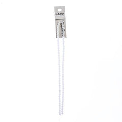 Crystal Lane Rondelle 3x4mm Opaque White Matt 2x7" Strand
