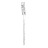 Crystal Lane Rondelle 3x4mm Blanc Opaque AB 110/Brin