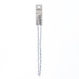 Crystal Lane Rondelle 3x4mm Tr Half Silver Iris 110/Brin