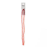 Crystal Lane Rondelle 3x4mm Transparent Rouge AB 110/Brin