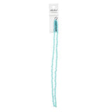 Crystal Lane Rondelle 3x4mm Opaque Turquoise Blue 110/Strand