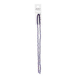 Crystal Lane Rondelle 3x4mm Iris violet opaque 110/fil