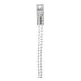 Crystal Lane Rondelle 4x6mm Blanc Opaque AB 78/Brin