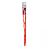 Crystal Lane Rondelle 4x6mm Transparent Rouge AB 78/Brin