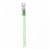 Crystal Lane Rondelle 4x6mm Transparent Vert AB 78/Brin