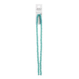 Crystal Lane Rondelle 4x6mm Bleu Turquoise Opaque 78/Brin