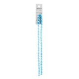 Crystal Lane Rondelle 4x6mm Bleu Opaque AB 78/Brin