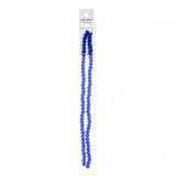 Crystal Lane Rondelle 4x6mm Saphir Foncé Transparent 78/Brin