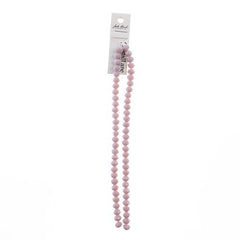 Crystal Lane Rondelle 6x8mm Opaque Light Purple 2x7" Strand
