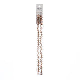 Crystal Lane Rondelle 6x8mm Tr Demi Cuivre Iris 58/Brins