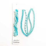 Crystal Lane brins de perles torsadées fleur de cloche