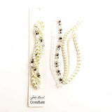 Brins de perles torsadées Crystal Lane Baneberry