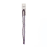 Crystal Lane Bicone 4mm Opaque Purple Iris 96/Strand