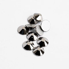 Crystal Lane DIY Flat Back Rhinestones 6.5mm Hematite 72pcs